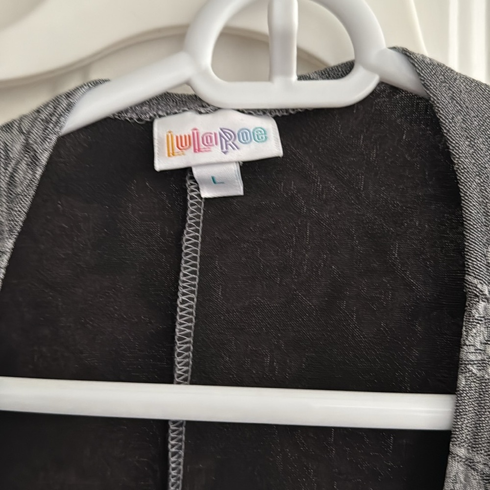 LuLaRoe Lindsey hi-low cardigan NWT - Picture 4 of 4